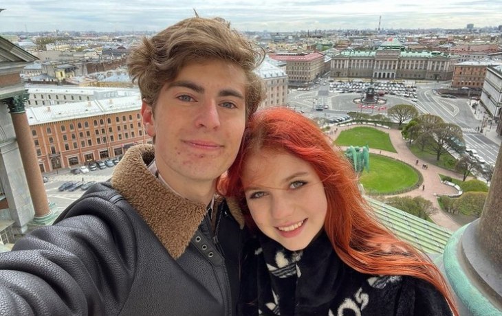Love Is in the Air! Милые Саша Трусова и Марк Кондратюк проводят время в весеннем Петербурге