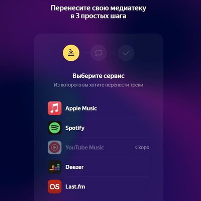 Яндекс.Музыка делает импорт коллекций с Apple Music, Spotify и Deezer Яндекс.Музыка делает импорт коллекций с Apple Music, Spotify и Deezer